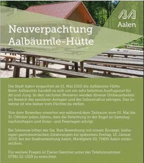 Neuverpachtung Neuverpachtung